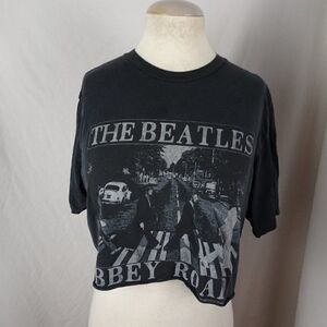 Vintage Junk Food The Beatles Abbey Road Cut Shirt Size XL